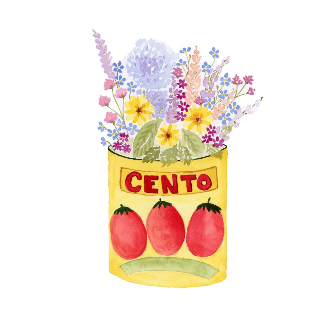 Tomato Can Blooms Card