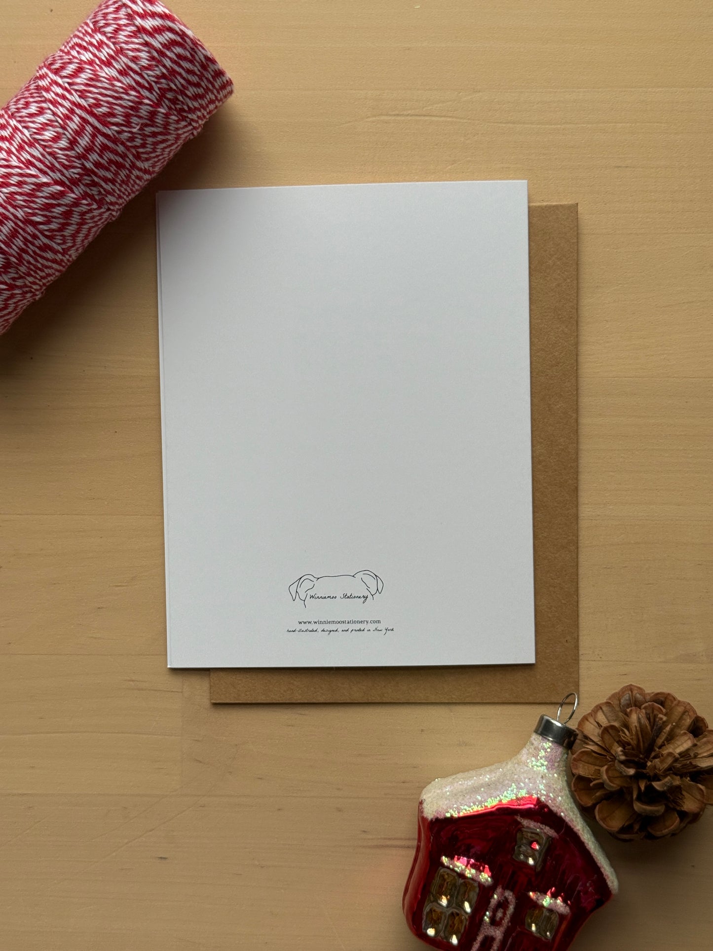 Gold Foil Holiday Ornament